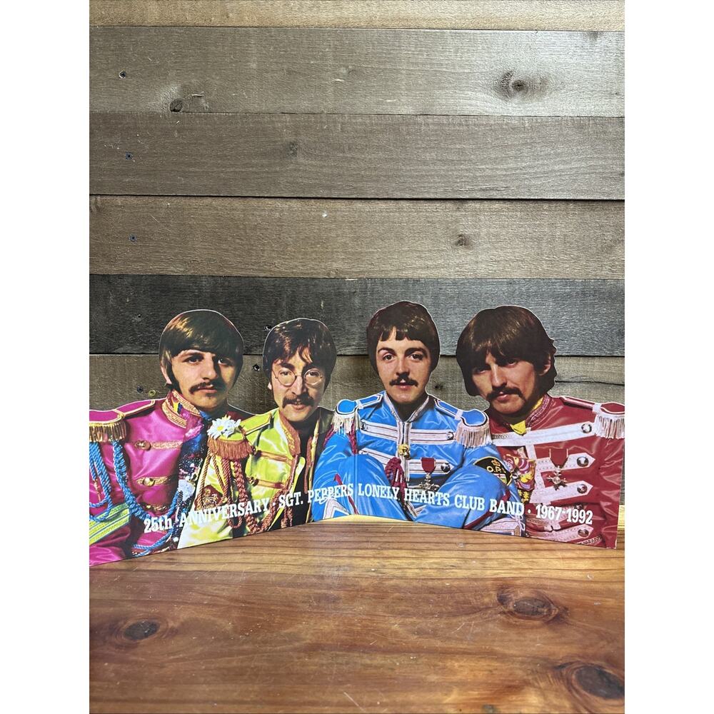 The Beatles Sgt. Pepper Lonely Hearts Club Band Store Display 25th Anniversary